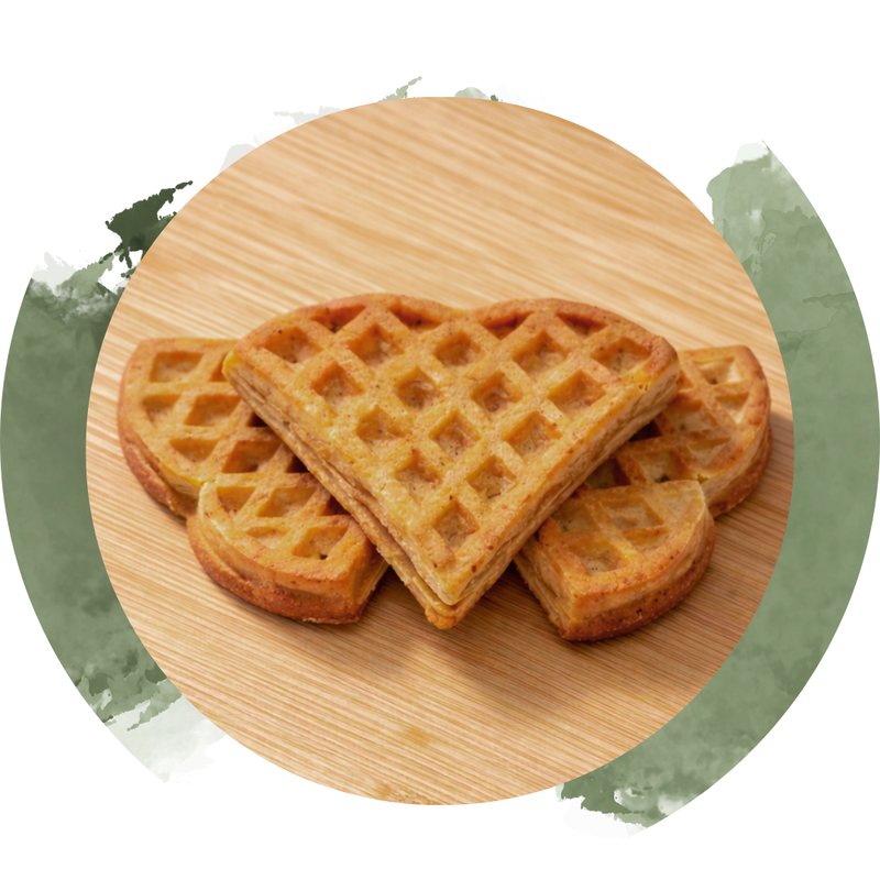 Gaufre Gourmet (Waffles) sabor banana